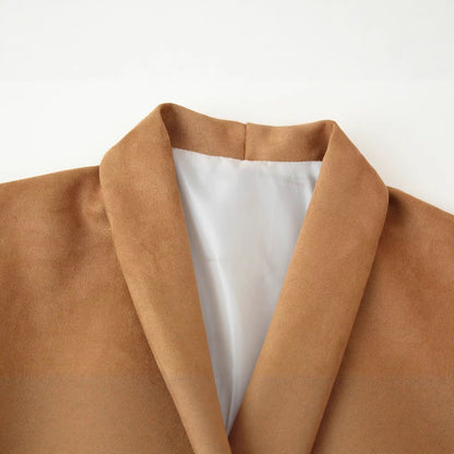 Damen Blazerjacke Elegantes Design Praktische Taschen
