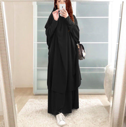 Damen Langarmkaftan Elegant Weit Norvielle
