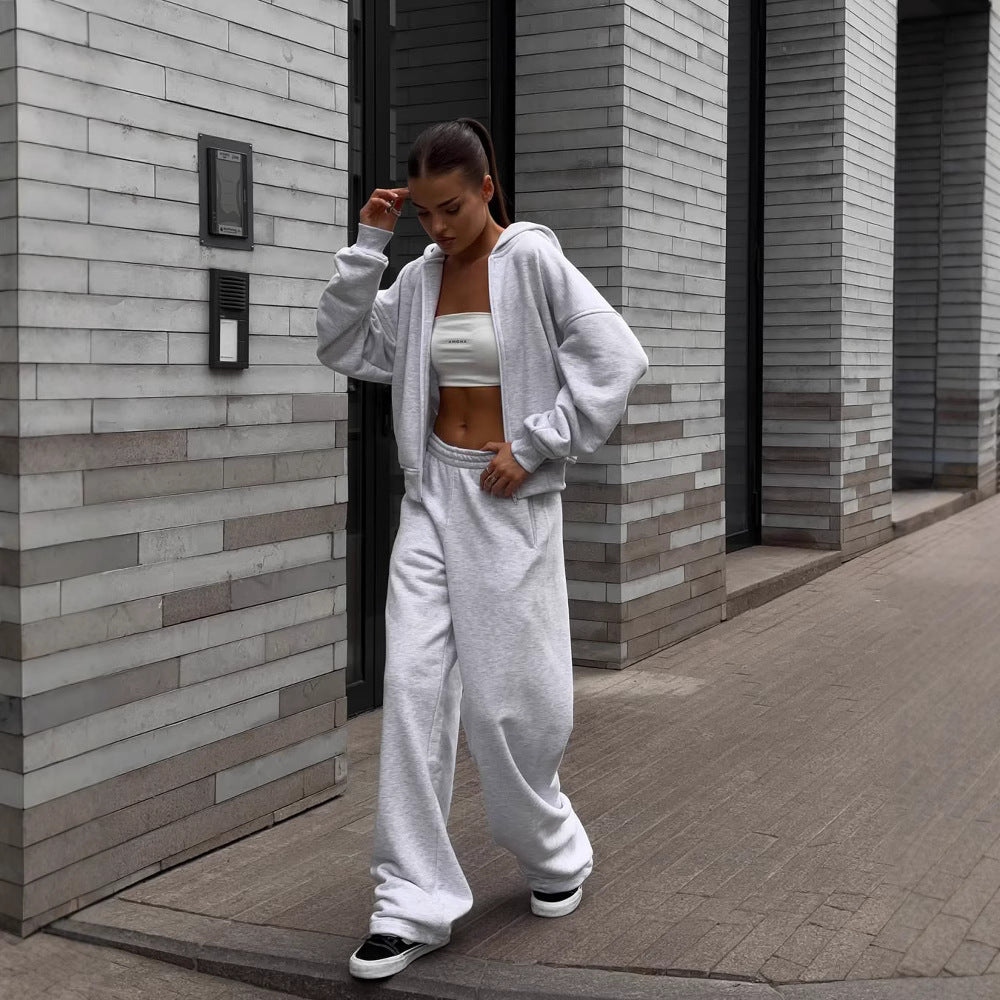 Damen Oversized Hoodie Set Sweatpants Norvielle