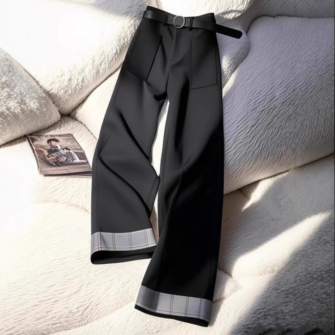 Damen Palazzohose Röhrenbund Elegantes Design