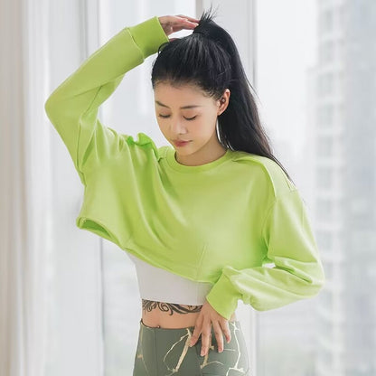 Damen Cropped Pullover Trendig Norvielle - Norvielle