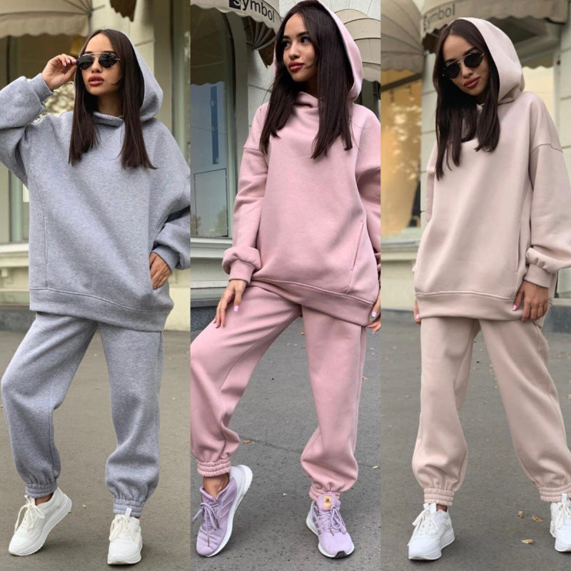 Damen Sportliches Hoodie Jogginghose Set Norvielle - Norvielle