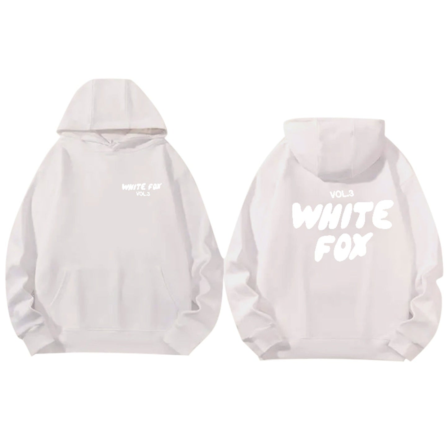 Herren Kapuzenpullover Streetwear Lässig Weiß
