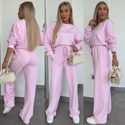 Damen Freizeit-Set Sweatshirt und Hose Norvielle - Norvielle