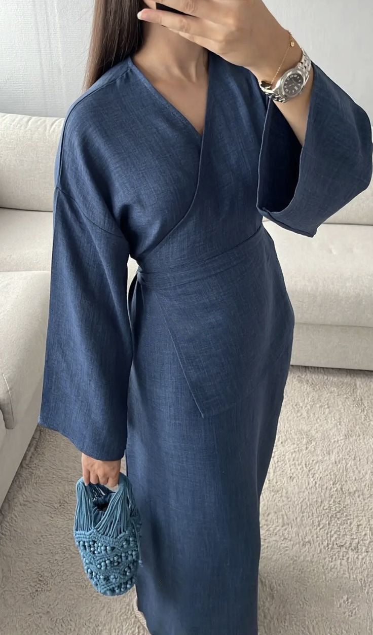 Damen Wickelkleid Stilvoll Norvielle