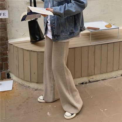 Damen Rippenstrickjacke Stehkragen Kuschelig Norvielle