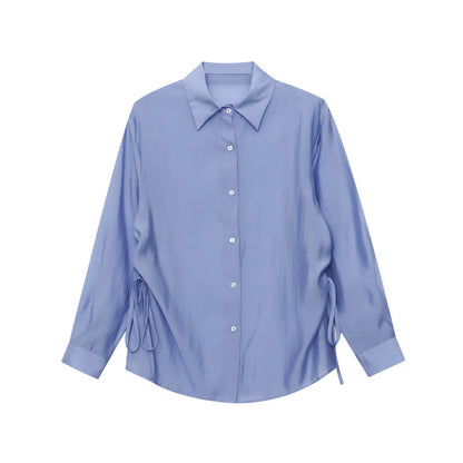 Damen Kurzarmbluse Transparent Norvielle