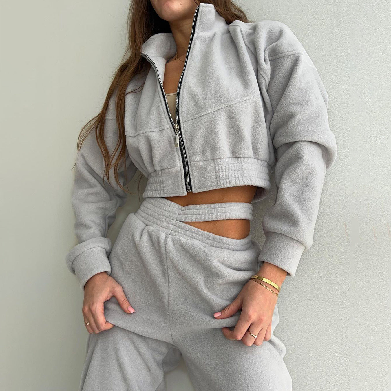 Damen Fleece Freizeitanzug Hochwertig Norvielle - Norvielle