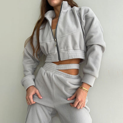 Damen Fleece Freizeitanzug Hochwertig Norvielle - Norvielle
