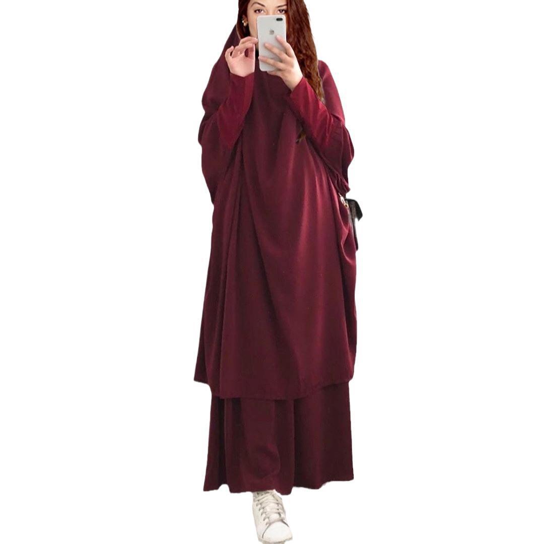 Damen Langarmkaftan Elegant Weit Norvielle