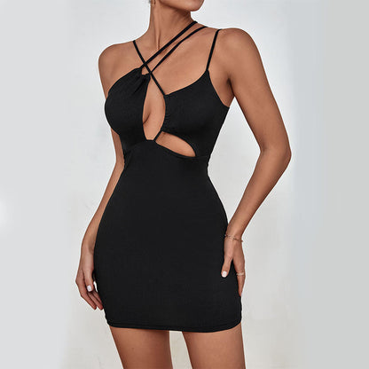 Damen Minikleid mit Cut-Outs und schmalen Trägern Norvielle