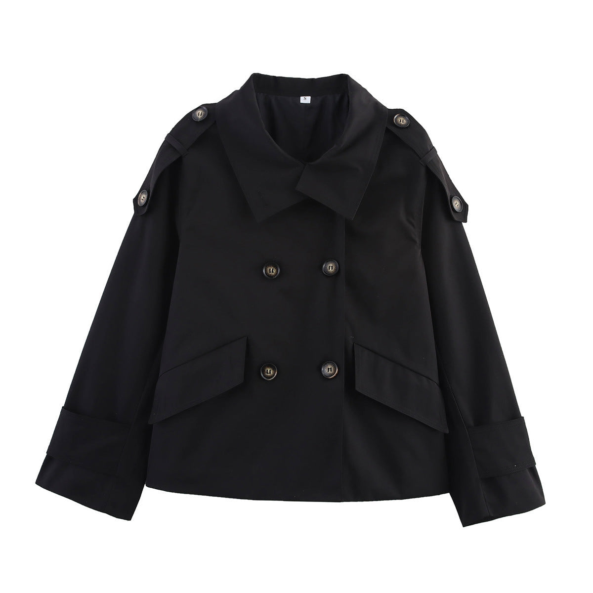Damen Trenchcoat Jacke Kurz Norvielle
