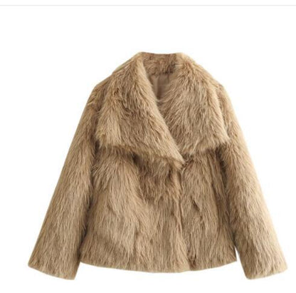 Kunstfelljacke Damen Elegantes Design Wärme