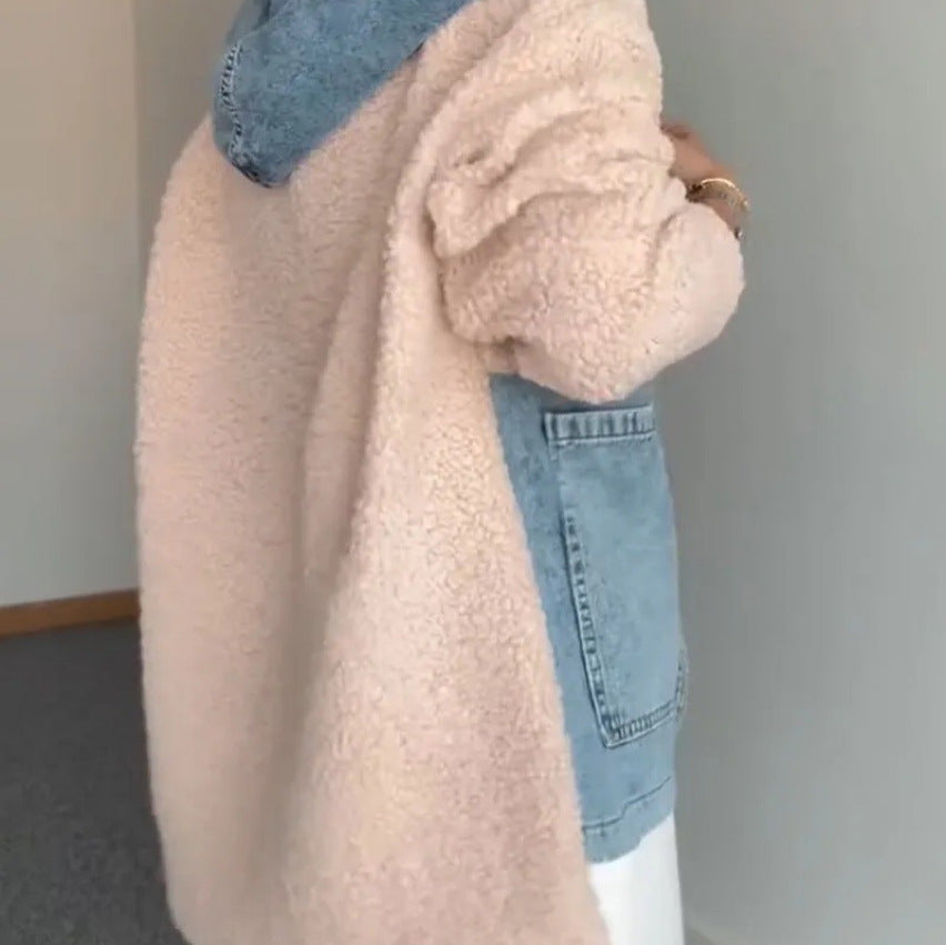 Damen Übergangsjacke Kuscheliges Fleece