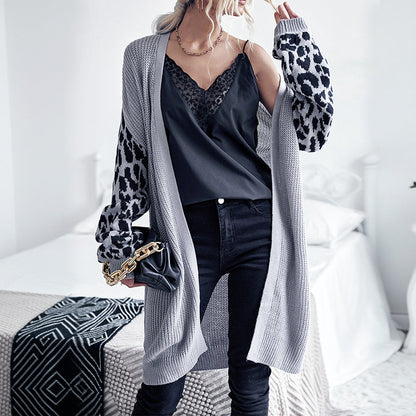 Damen Strickcardigan Tierdesign Grüß