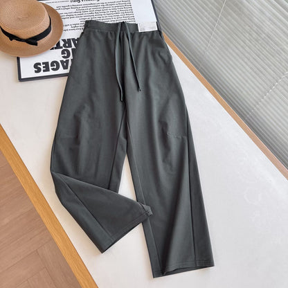 Damen Chino-Hose Elastischer Bund Beige
