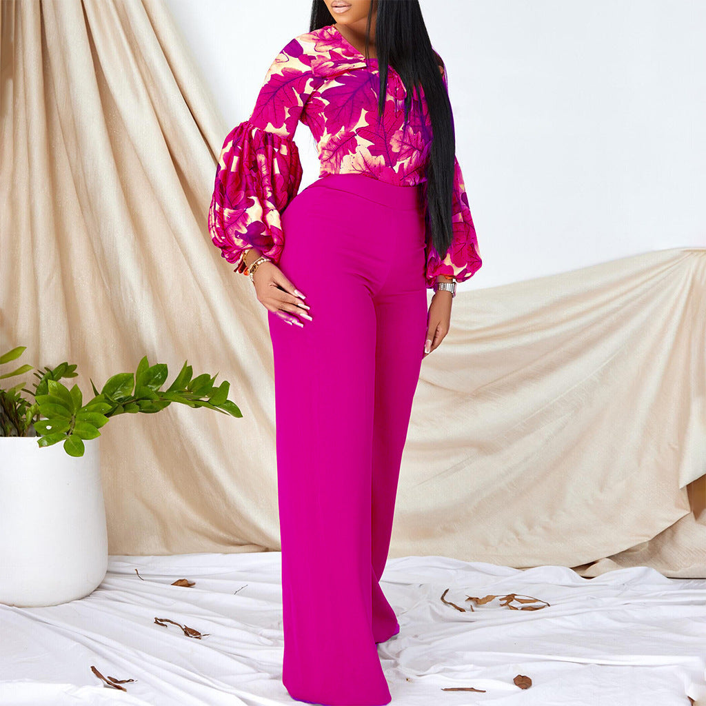 Damen Jumpsuit Aufregendes Ärmeldesign Norvielle