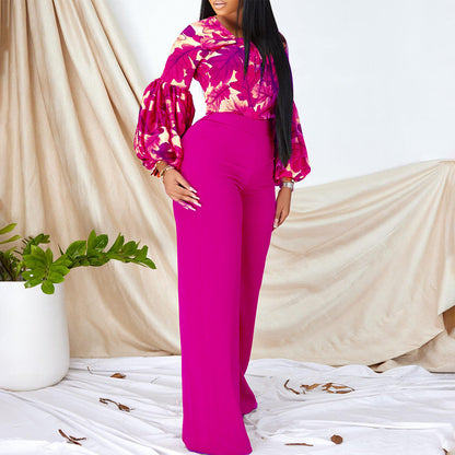 Damen Jumpsuit Aufregendes Ärmeldesign Norvielle