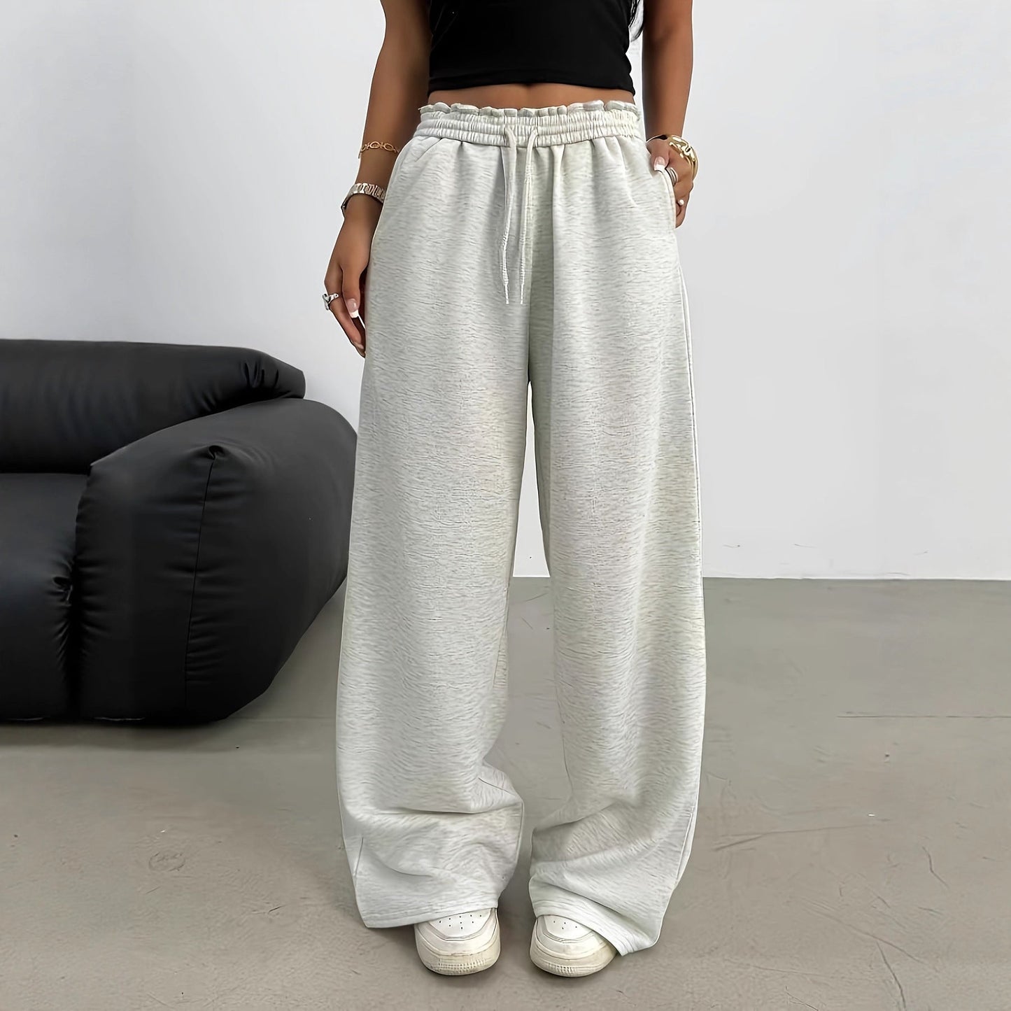 Damen Sporthose Weite Baumwolle