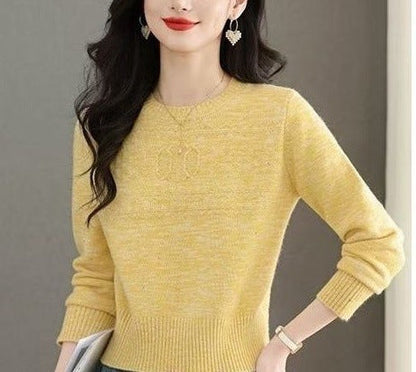 Damen Strickpullover Feines Zopfmuster Norvielle