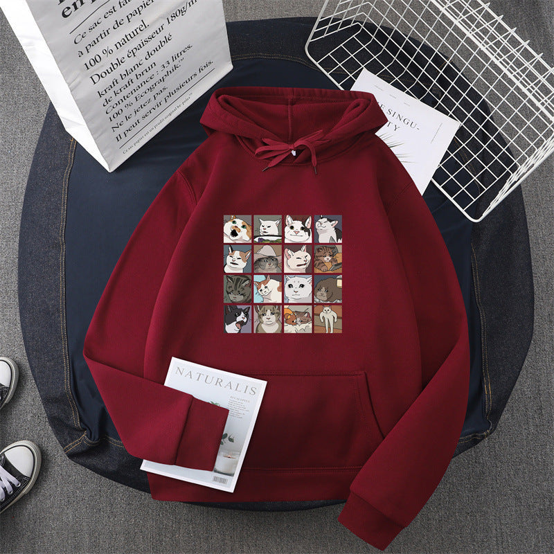 Damen Sweatshirt Tier-Motiv Norvielle