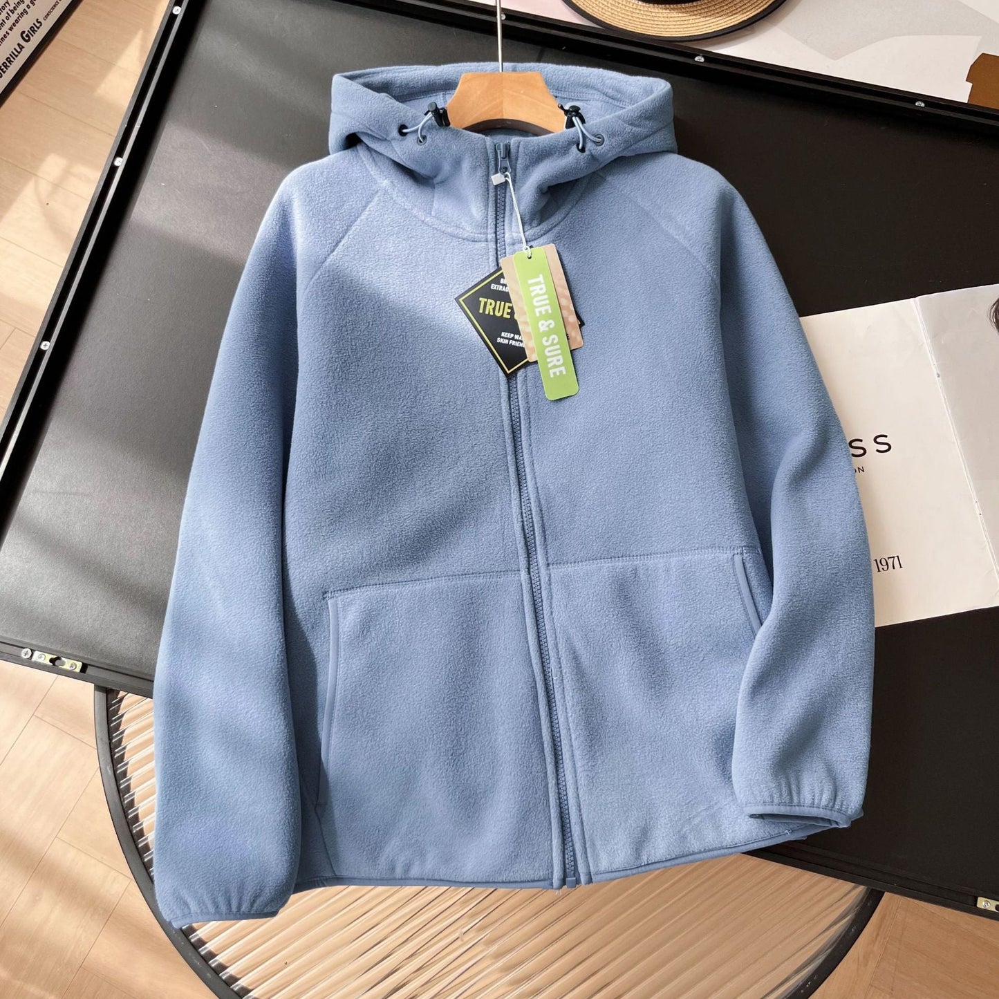 Damen Fleecejacke Hochkragen Mit Seitentaschen Norvielle