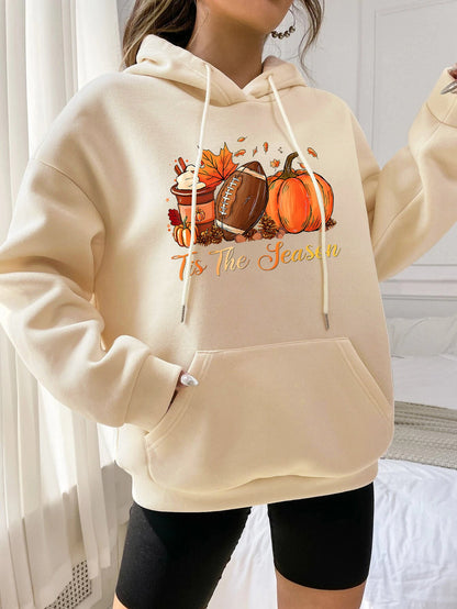 Damen Kapuzenpullover Herbstlich Gemütlich Norvielle - Norvielle