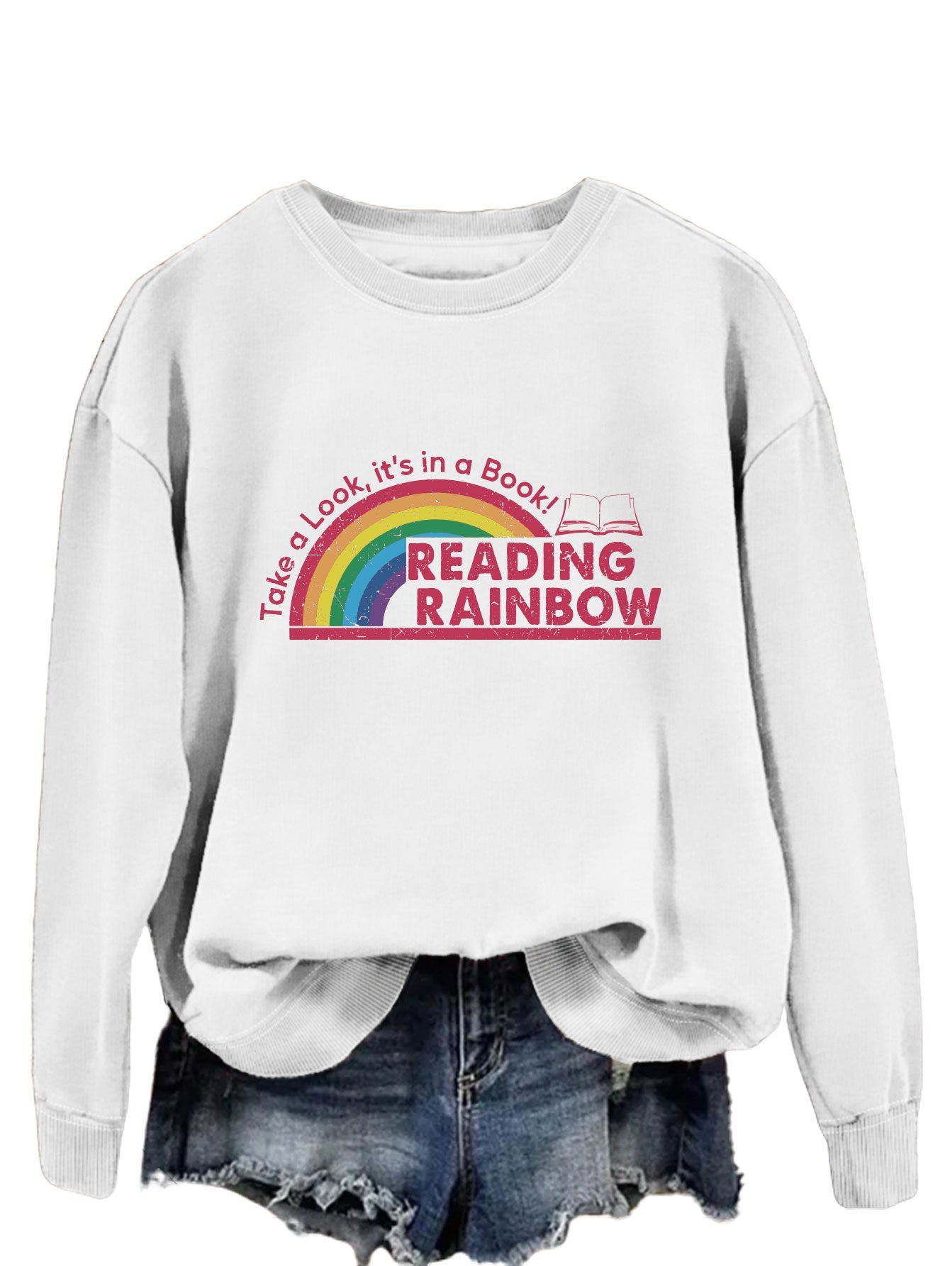 Damen Sweatshirt Lässig Einzigartiger Druck Norvielle
