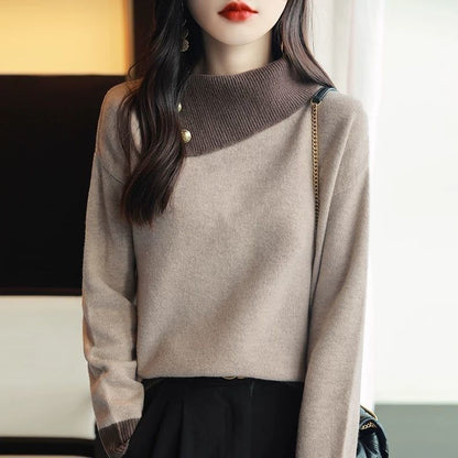 Damen Rollkragenpullover Kuschelig Norvielle - Norvielle