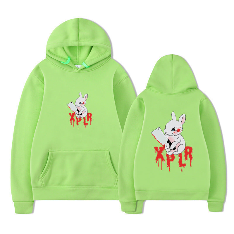 Damen Kapuzensweater Cartoon-Motiv Bequem Norvielle