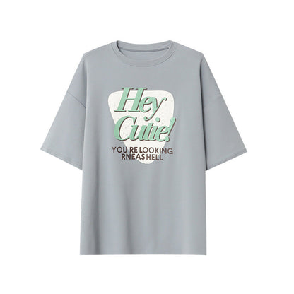 Damen T-Shirt Kurzärmelig Auffälliges Print Norvielle