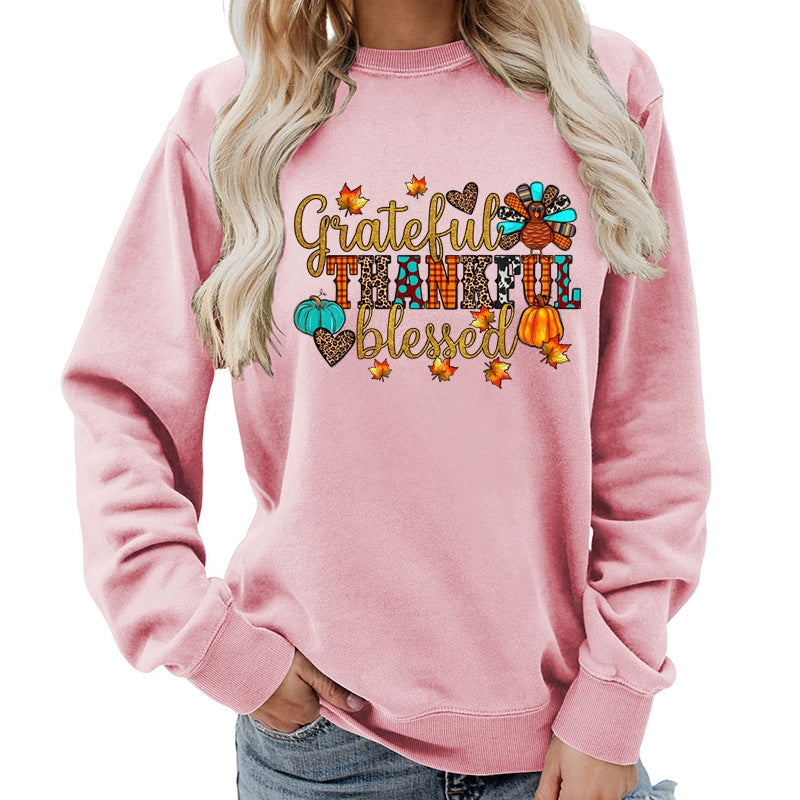 Damen Sweatshirt Herbstliches Motiv Norvielle