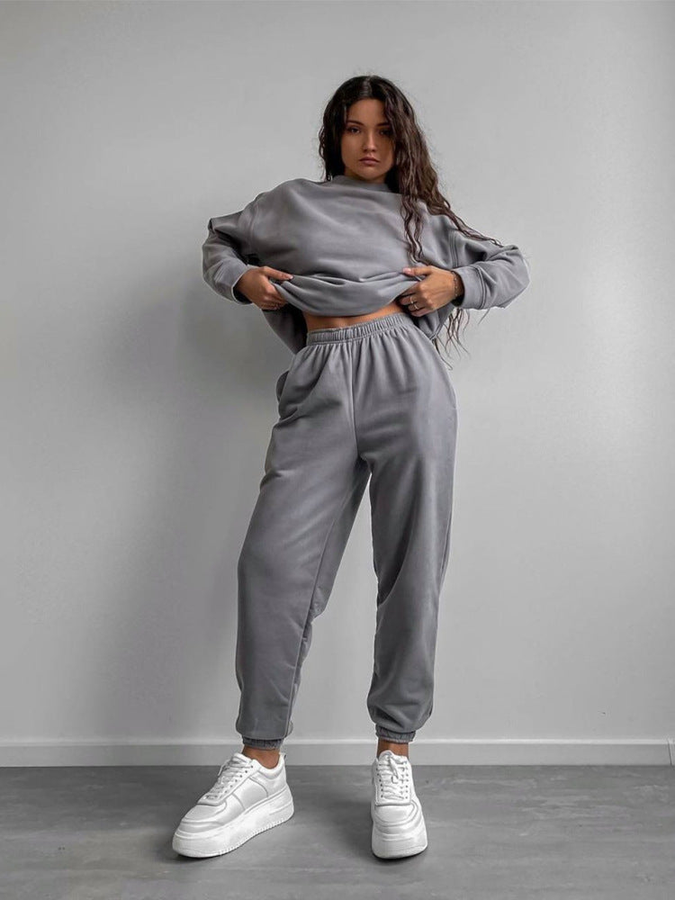 Damen Sweatanzug Elastischer Bund Bequem Norvielle