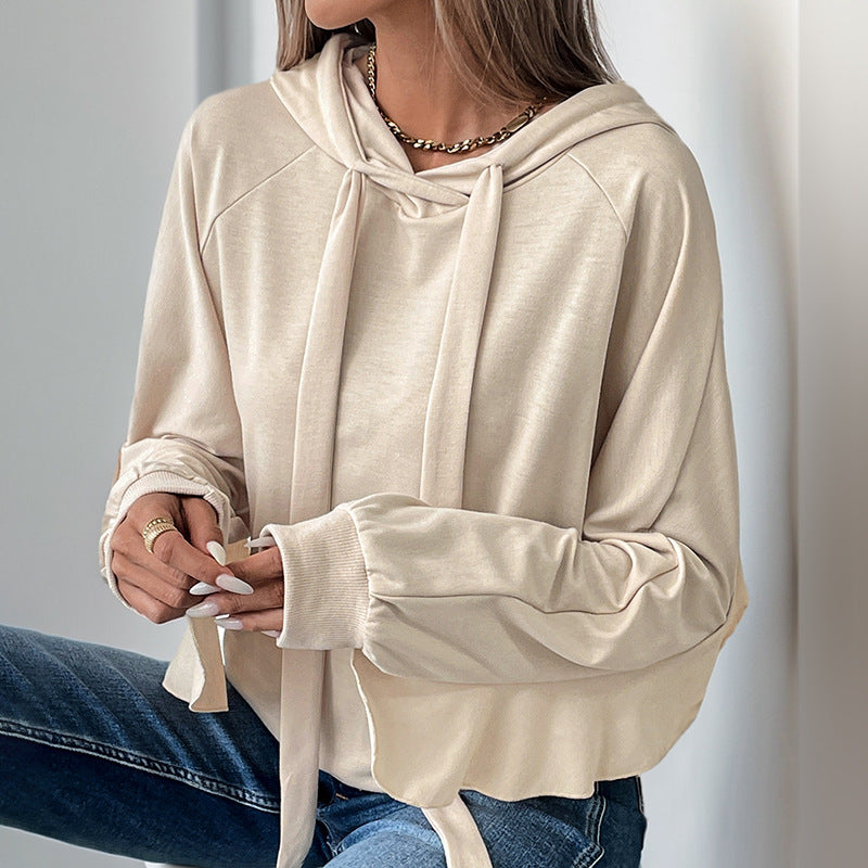 Damen Kapuzenpullover Lässig Elegant Norvielle