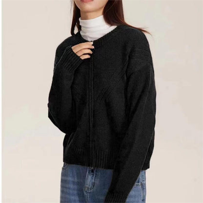 Damen Strickjacke Stehkragen Modern Reißverschluss Norvielle