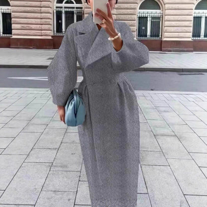Damen Trenchcoat Tailliert Seiden Norvielle