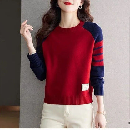 Damen Pullover Raglanärmel Norvielle