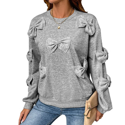 Damen Sweatshirt Lässiger Schnitt Norvielle