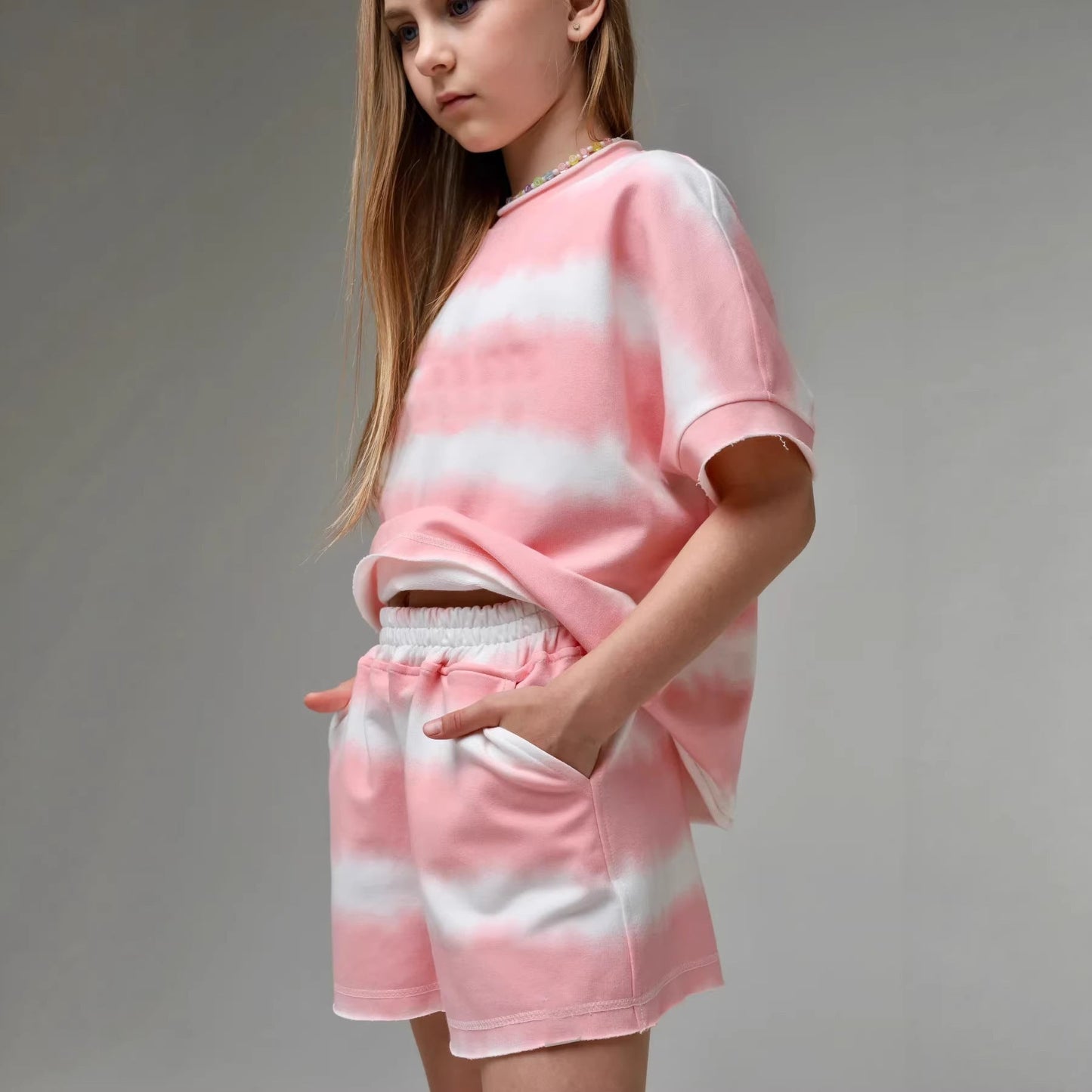 Damen Oversized T-Shirt Baumwolle Bequem Weiß