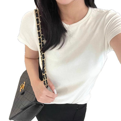 Damen Figurbetontes Basist-Shirt Norvielle