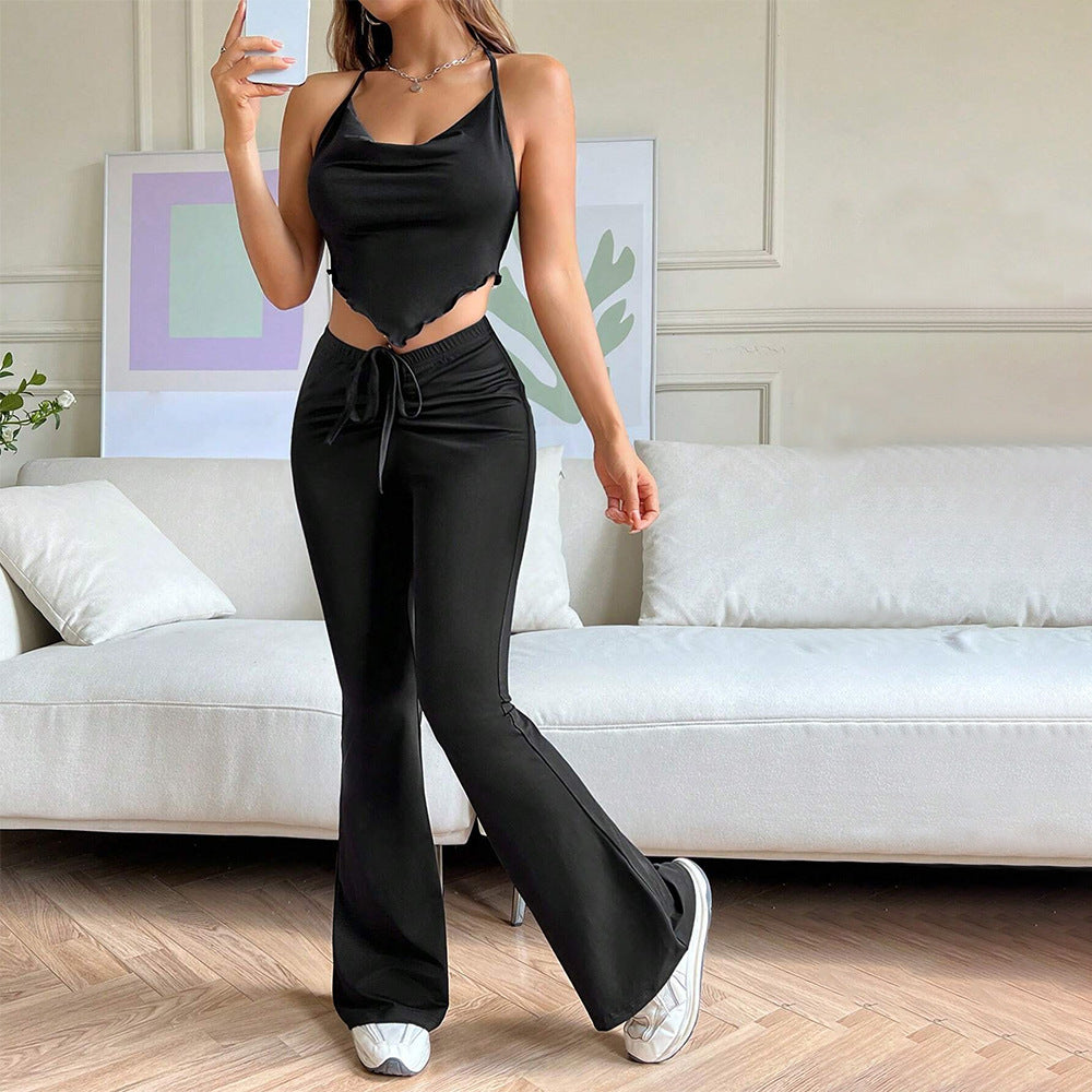 Damen Sport Set Hautfreundliches und Figurbetonter Hosenanzug