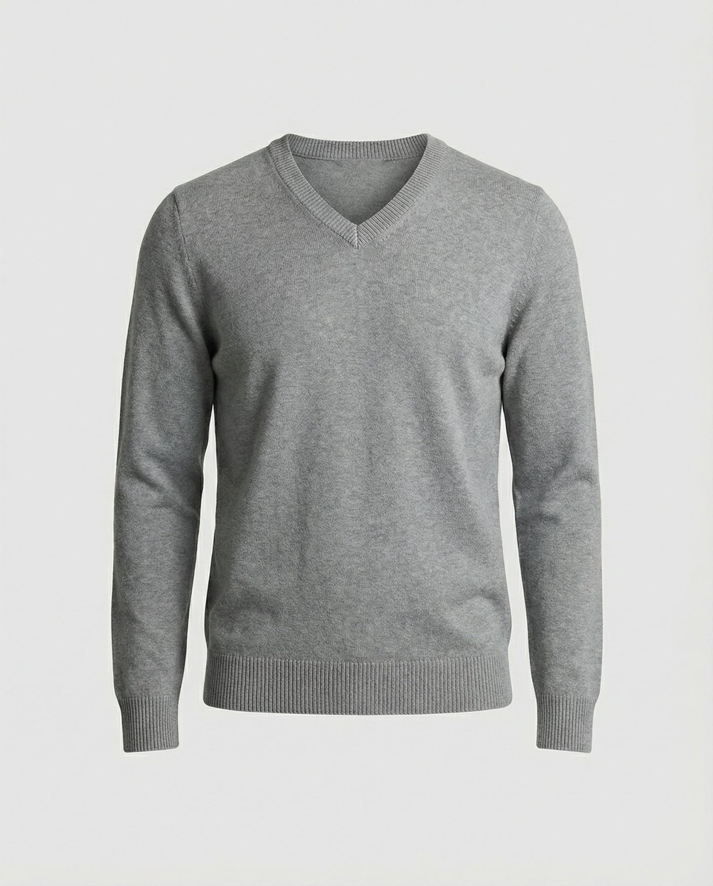 Damen V-Ausschnitt Pullover Baumwoll