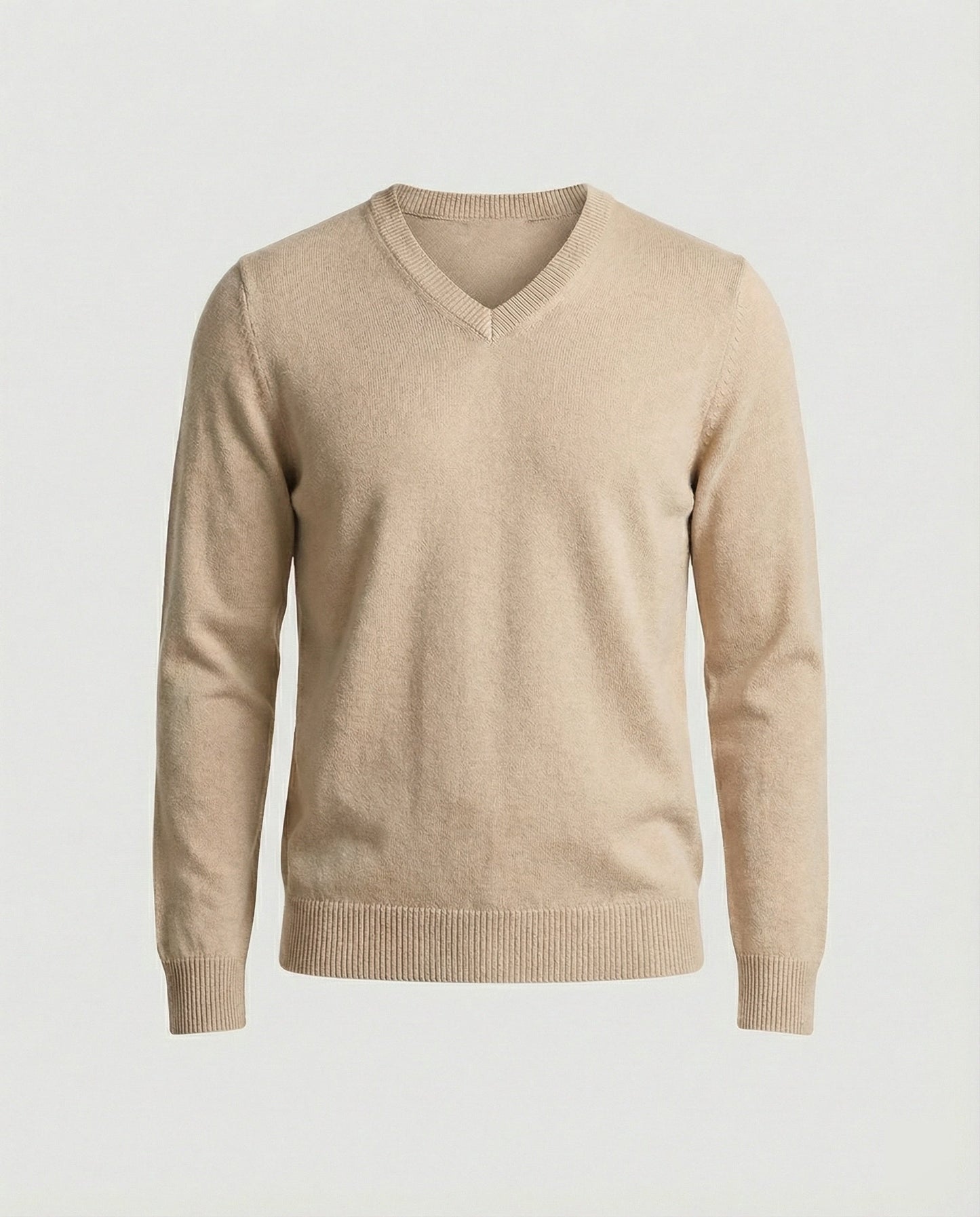 Damen V-Ausschnitt Pullover Baumwoll