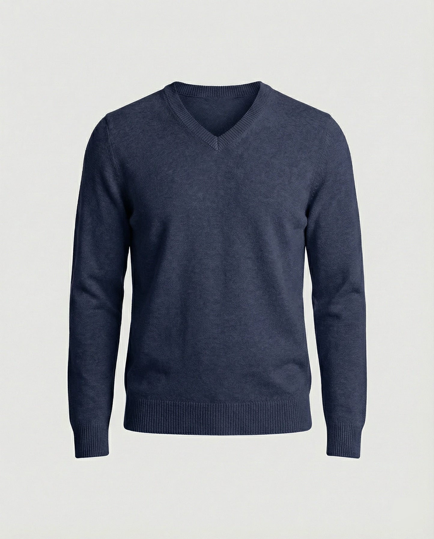 Damen V-Ausschnitt Pullover Baumwoll