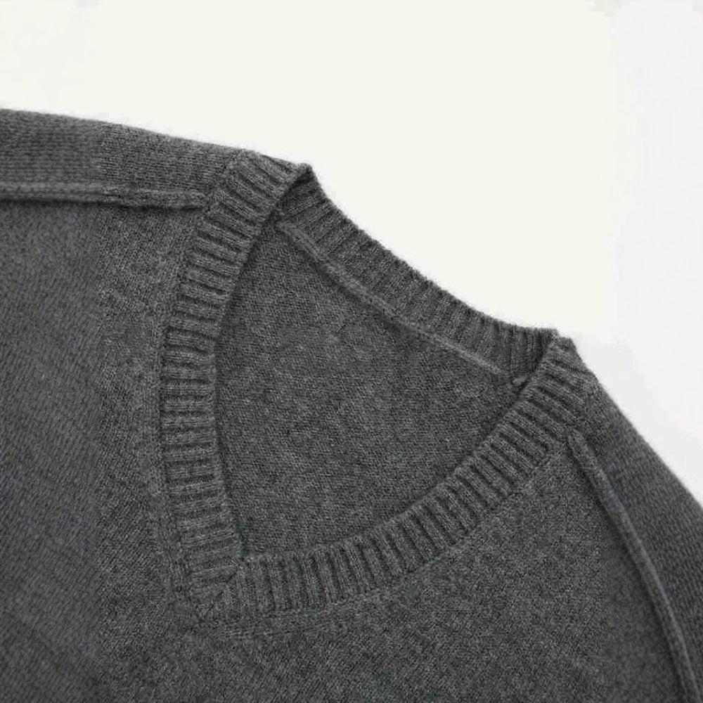 Damen Pullover V-Ausschnitt Wolle Norvielle