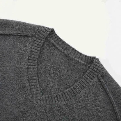 Damen Pullover V-Ausschnitt Wolle Norvielle