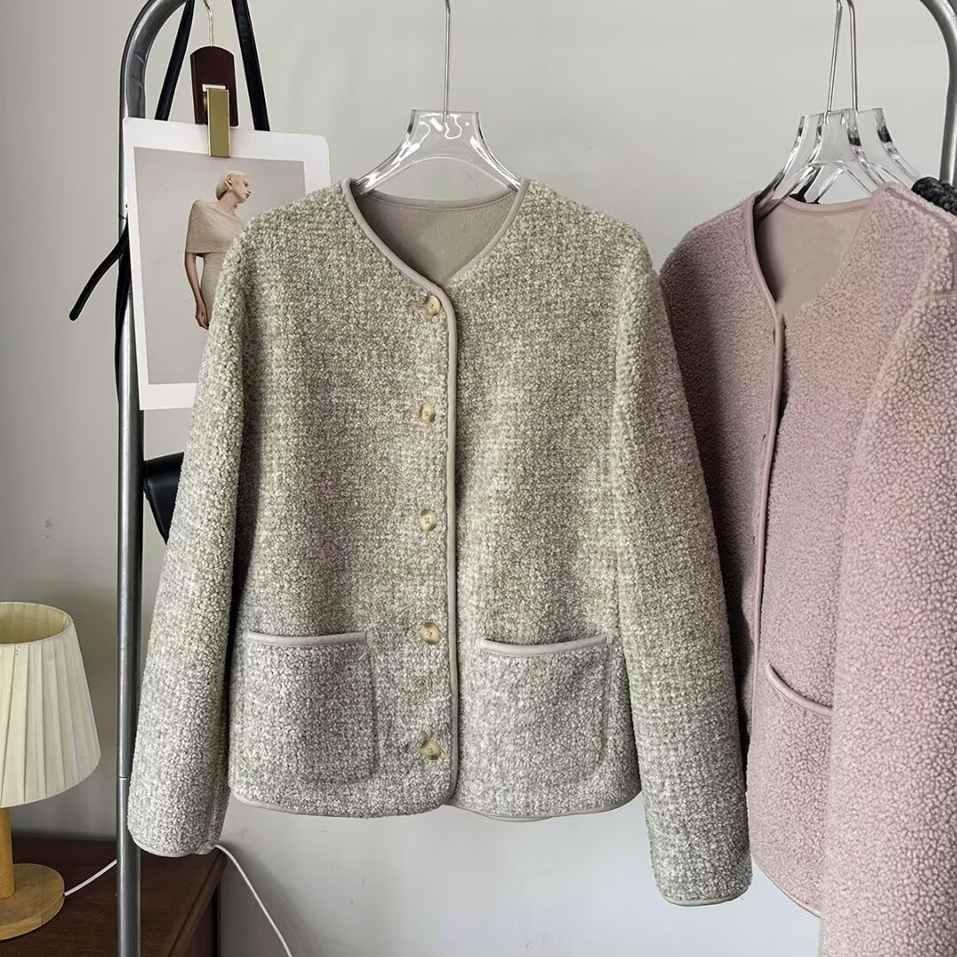 Damen Strickjacke mit Knöpfen und Taschen Norvielle
