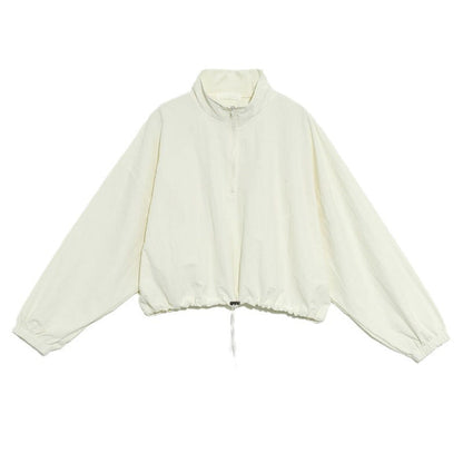 Damen Übergangsjacke mit hohem Kragen und Kordelzug Norvielle