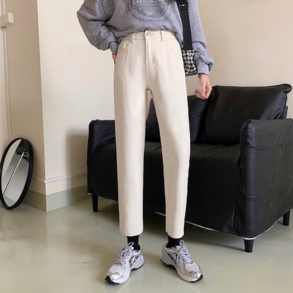 Damen Hochtaillierte Chino-Hose Norvielle