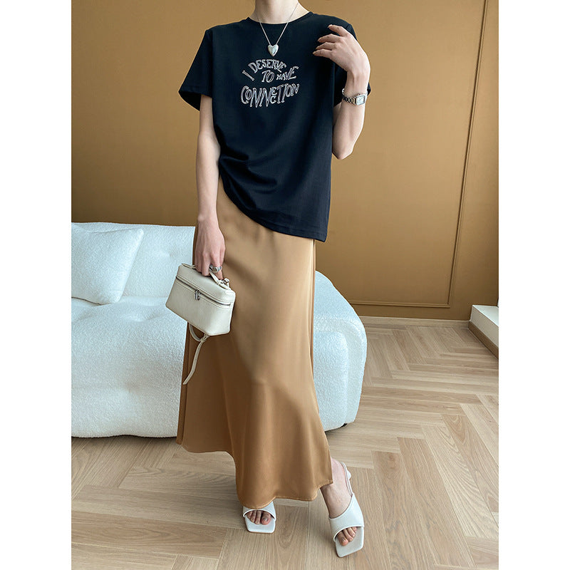 Damen Maxikleid Viskose Elegant